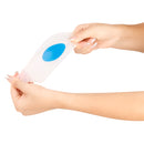 Calcanheira de siligel com ponto azul