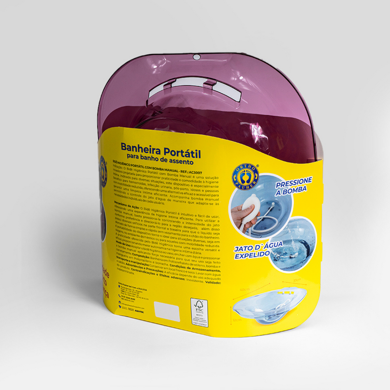 Banheira Potátil para Banho de assento