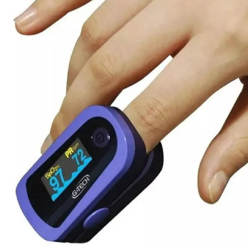 Oxímetro Digital Portátil De Dedo OLED G-Tech