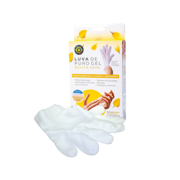 Luva de Puro Gel Revita-Skin Curta
